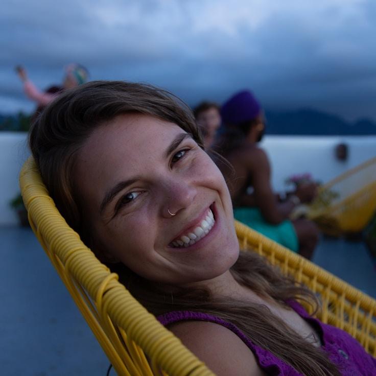 Portrait of Nova Calder, group coordinator and fusion cooking expert